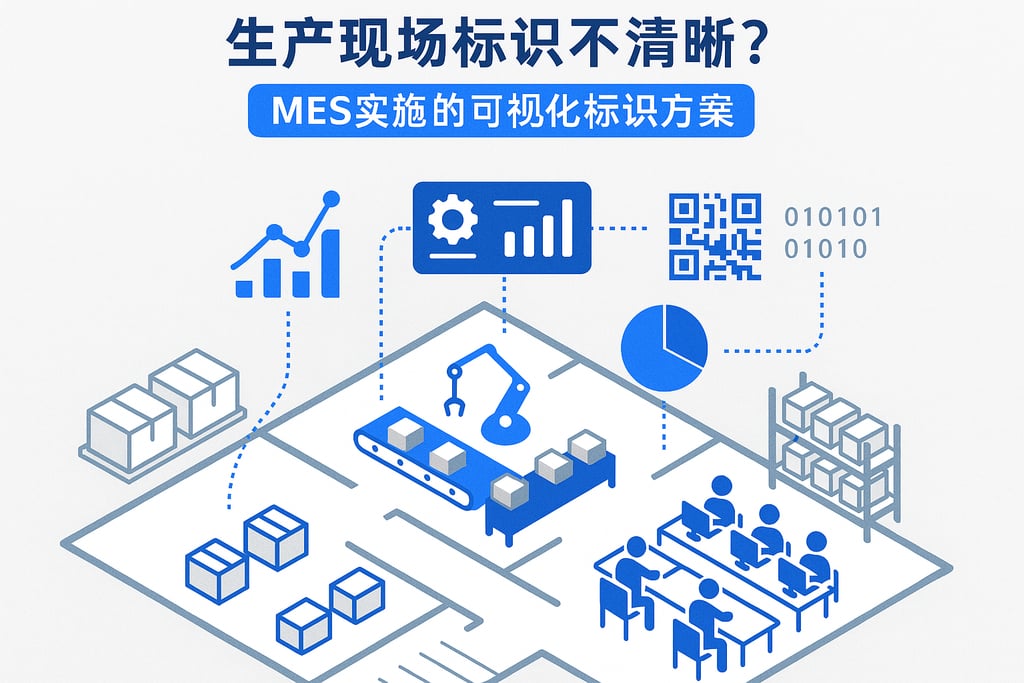 生产现场标识不清晰？MES 实施的可视化标识方案